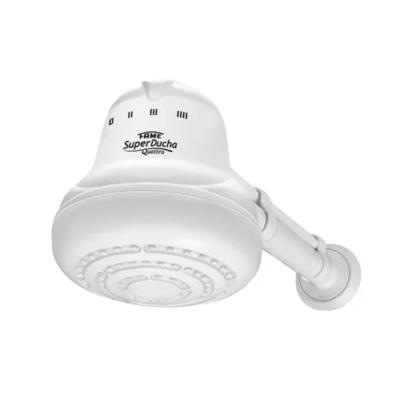 Super Ducha Multitemperatura com Cano Quattro Tropical Branco 220V 3200W - 3195 - Fame